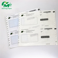 自定义安全票据Pin Mailer工资工资单信封机密工资单计算机无碳复印纸用于ATM银行