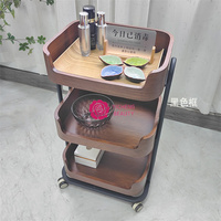 Chariot de beauté haut de gamme Yicheng Beauty, chariot de salon de beauté mobile avec tiroirs, étagère, chariot en bois massif pour tatouage et SPA, en vente