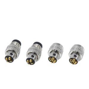 Conectores de cable de 4 pines con código D M8 a prueba de agua, Conectores eléctricos automotrices M8 4P para enchufe macho hembra - Product Image 2