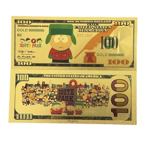 Coleccionables de Notas Conmemorativas de Graduación con Lámina Dorada Estilo South Park para Adornos de Dibujos Animados en 3D - Product Image 2