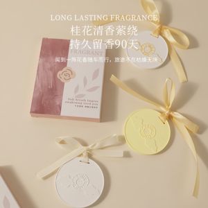 Pendentif diffuseur <span class=keywords><strong>d</strong></span>'huile bricolage de luxe vente en gros Sachet de <span class=keywords><strong>pierre</strong></span> de parfum expansé pendentif de voiture <span class=keywords><strong>argile</strong></span> gypse arôme <span class=keywords><strong>pierre</strong></span> parfumée - Product Image 3