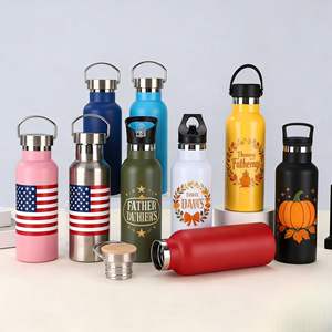 Bouteille d'eau isolée XK-051, 500 ml, bouteille de sport en acier inoxydable à double paroi avec bouchon à vis pour le cyclisme en plein air - Product Image 4