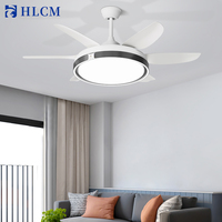 Lámpara de Techo Moderna para Oficina en Casa con Motor de Cobre de 96W, Ahorro de Energía, Control Remoto, 3 Colores de Luz LED, CRI 90, Garantía de 10 Años