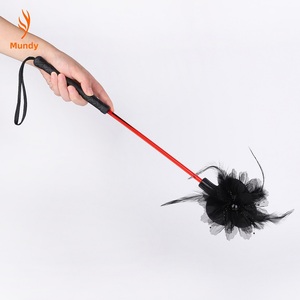 Juguetes sexuales: Paleta para palmadas, látigo de plumas, fetiche de plumas, estimulador de coqueteo, juguetes para adultos, látigos de plumas - Product Image 3