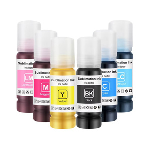Tinta de Sublimación de 100 ml para Impresora de Escritorio Epson EcoTank Serie L, 6 Colores K C M Y LC LM, Transferencia Térmica, Venta al por Mayor - Product Image 1