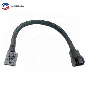 Câble adaptateur de ventilateur CPU <span class=keywords><strong>PWM</strong></span> standard PC 15 cm 5 broches vers 4 broches pour carte mère Dell - Product Image 1