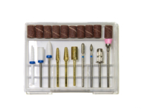 Nouveau Kit de 7 Embouts de Ponçage en Céramique pour Ongles, Fraise Rotative, Embouts pour Cuticules, pour Manucure et Pédicure