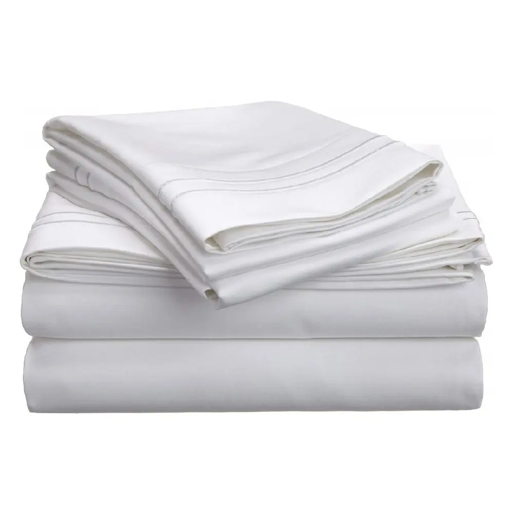 Wholesale queen size embroidered bed sheet set bedding set