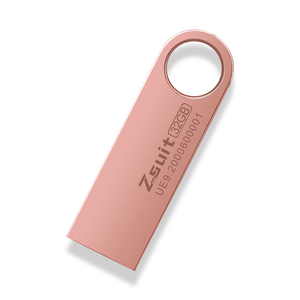 Pen Drive kunci logam untuk hadiah, pena Drive Usb 32GB 64GB stik memori dengan ukiran cetak Logo khusus 3.0 8GB 16GB 10g - Product Image 1