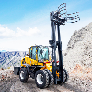 משלוח חינם דיזל מחוץ לכביש מלגזות מחסן טלסקופי חדש הידראולי 3 <span class=keywords><strong>3.5</strong></span> 4 5 טון כל מלגזה שטח עם קבצים מצורפים - Product Image 1