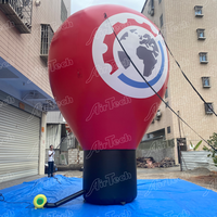 Ballon publicitaire gonflable personnalisé 8m 5m pour événements, disponible dès maintenant, pour sol et toit, en Oxford/PVC durable avec ventilateur intégré