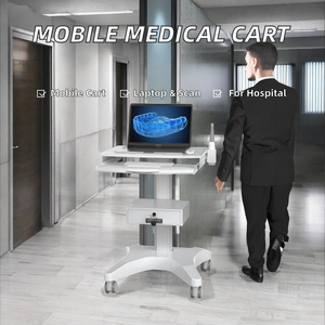 Carrito Médico Likaymo con Soporte para Laptop y Escáner Oral, Carro Médico Móvil para Hospital y Salón de Belleza (oc-3, Garantía de 5 Años) - Product Image 2