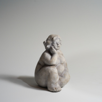 Lianda créatif décor à la maison mignon grosse femme Figure Statue ciment Art artisanat Sculpture bibelot objets décoratifs ornements