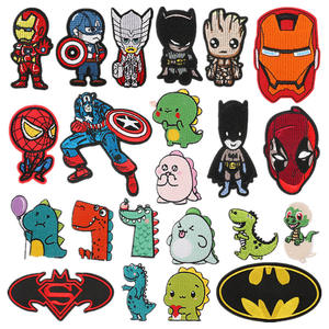 Dibujos animados ordenador bordado marca dinosaurio capítulo figura bordado tela Ropa Decoración parche insignias - Product Image 1