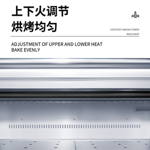 Horno de Gas Comercial de 3 Niveles, Gran Capacidad, para Panadería, con Control de Perillas, Independiente - Product Image 4