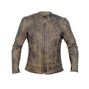 Hombres de cuero genuino Pu transpirable Biker Marrón Casual Slim-Fit Fabricante Cremalleras largas Chaquetas de diseño personalizado - Product Image 1