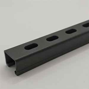 ราคาโรงงาน เหล็กโครงเหล็กตัวซี 41x41 41x21 ชุบสังกะสี/เคลือบผง  ตัดเจาะสำหรับโครงสร้างเหล็ก - Product Image 3