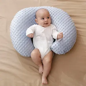 100% Polyester sain grossesse oreiller d'allaitement bébé alimentation soutien doux Multi couleur personnalisé oreiller d'alimentation pour maman