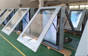 43 55 65 pollici raffreddato ad aria orizzontale schermo LCD montato a parete macchina pubblicitaria esterna impermeabile monitor TV Wireless - Product Image 2