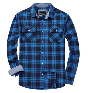 Chemises à manches longues en flanelle à <span class=keywords><strong>carreaux</strong></span> pour hommes, coupe décontractée, boutonnée, à <span class=keywords><strong>carreaux</strong></span> de buffle avec poches, noir <span class=keywords><strong>et</strong></span> <span class=keywords><strong>blanc</strong></span> - Product Image 1