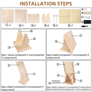 Vertical Scratch-Resistant Wear-Resistant Cat Claw Wall Sticker Grinding Cat Toy Scratch Board - Product Image 4