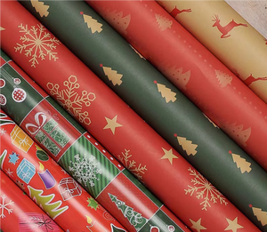 Tùy Chỉnh Giáng Sinh Bao Bì Giấy Dính Băng Mua Sắm Túi Cảm Ơn Bạn Thẻ Phong Bì Móc Chìa Khóa Treo Tag Bông Túi Vải - Product Image 1