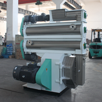 Machine à granulés à anneau de pression à vapeur pour charges lourdes, destinée aux usines d'aliments pour volailles et bétail