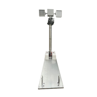Lumières télescopiques de tour de mât montées sur le toit de véhicule pour le balayage nocturne de puissance élevée de camion de pompiers