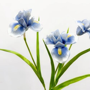 Fleurs artificielles personnalisées Alice <span class=keywords><strong>Iris</strong></span> en PU, fleurs artificielles au toucher réel, <span class=keywords><strong>iris</strong></span> pour la décoration de mariage et de la maison - Product Image 1