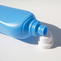 Bouteilles en plastique vides de 800 ml pour savon liquide, détergent à lessive, adoucissant pour tissus avec bouchon à vis