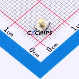 GT-TC029B-H040-L1A Tactile Switch SMD,4x3mm Switch Single Pole Single Throw Round Button 2.5N Vertical Mount - Product Image 1