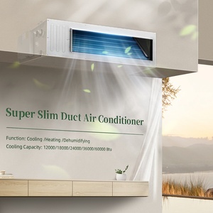 เครื่องปรับอากาศแบบท่อ R32 48000btu 60000btu 3 4 ตัน ฮีทปั๊ม แบบฝังฝ้าเพดาน  วีอาร์เอฟ ไวไฟ รุ่น Ptw18a1-bbh3 - Product Image 3