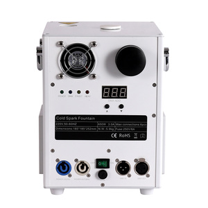 Deux articles par boîte, machine à étincelles froides pour mariage en intérieur, 650 W, DMX, télécommande, mini projecteurs RGBWAUV avec indice de protection IP65 - Product Image 2