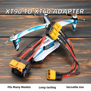 Connecteur <span class=keywords><strong>XT90</strong></span> à <span class=keywords><strong>XT60</strong></span> pour chargeur de batterie NiMH de voiture et de drone RC, accessoire - Product Image 3