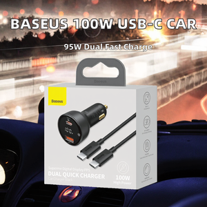 For <strong>100W</strong> USB-C PD Car Charger QC4.0 QC3.0 PD 3.0 Fast Charging 5V/3A OTP for for for Mobile Phone Charger - Product Image 2