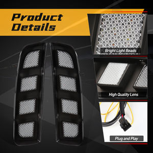 ไฟเดย์ไลท์ LED สำหรับ10th Gen Honda <span class=keywords><strong>Civic</strong></span> <span class=keywords><strong>Type</strong></span> <span class=keywords><strong>R</strong></span> 2018 2019 <span class=keywords><strong>2020</strong></span> 2021พร้อมส่งคุณภาพสูง - Product Image 5