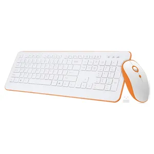 Best Selling 2.4G Chocolate Wireless Keyboard And Mouse Combo