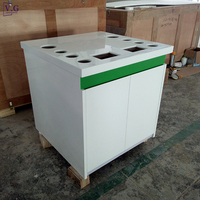 Station de buffet sur mesure, taille non standard, armoire à vin, surface solide en acrylique de haute qualité