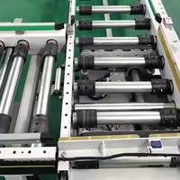 Convoyeur à rouleaux électrique KECE en acier au carbone et nylon, vitesse réglable, 110-480V, capacité 100 kg