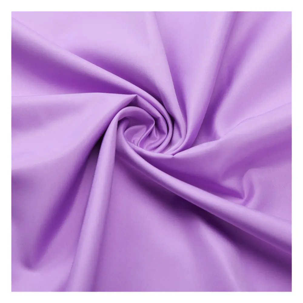Kain benang celup warna tinggi tahan air kain 100% poliester kain lapisan pongee untuk celana pakaian olahraga