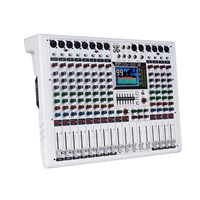 Console de mixage audio professionnelle 12 canaux avec effets numériques 99DSP, lecteur MP3 grand écran, mixeur USB pour DJ, scène et diffusion en direct