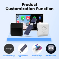 Boîte CarPlay intelligente sans fil Carlinkit pour diffusion vidéo et musique, Wifi6, CarPlay Ai Box, Android Auto, adaptateur USB Type C Car Play, Appl