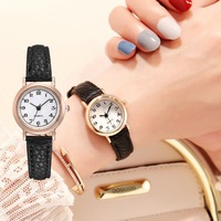 Montre à quartz en alliage, style coréen, simple et mignonne, pour étudiantes, avec petit cadran artistique rétro, très vendue à l'international