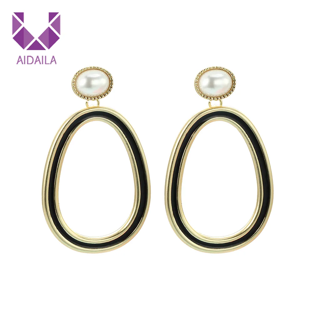 AIDAILA Top Design Mat Or Bali Charme Cerceau Boucles D'oreilles Pour Les Femmes