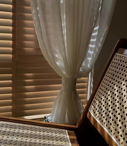 2022 persianas de madera clásicas de alta calidad listones de madera de tilo Platane barcos - Product Image 1