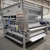 Belt Filter Press Multi-Roller untuk Pengurangan Volume Kue Lumpur hingga 80-85%