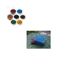 Bubuk Oksida Besi Biru Warna Beton Semen Pigmen Anorganik