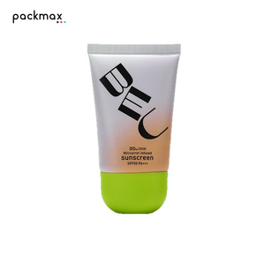 Tube solaire ultra-plat personnalisé — Emballage en tube PE pour crème BB/CC, base de maquillage ou lotion de soin - Product Image 1