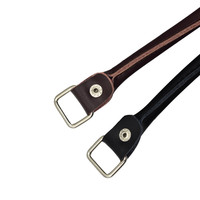 Sangles de sac en cuir véritable Poignée Couche supérieure en cuir de vachette pour accessoires de bricolage Sangle d'épaule de remplacement