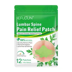 SEFUDUN 12 Hours Chinese Transdermal Herbal Topical Analgesic Comfortable Lumbar Spine Pain Relief Patch